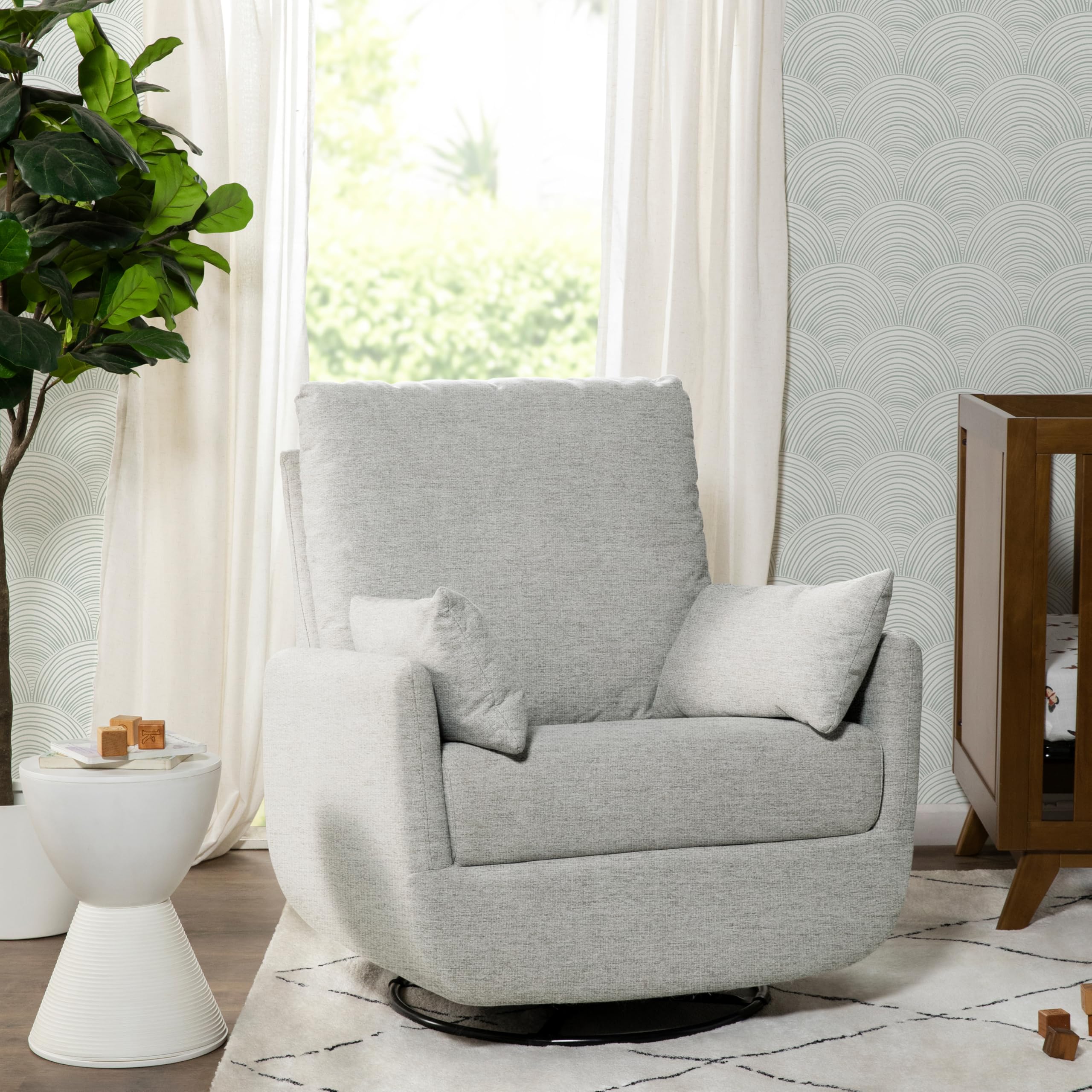 Amazon.com: Davinci Juno Swivel Glider, GREENGUARD Gold Certified